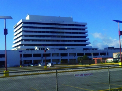 Solar Street Light Project in ITC building parking lot, Guam